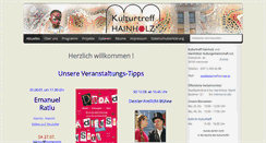 Desktop Screenshot of kulturtreffhainholz.de